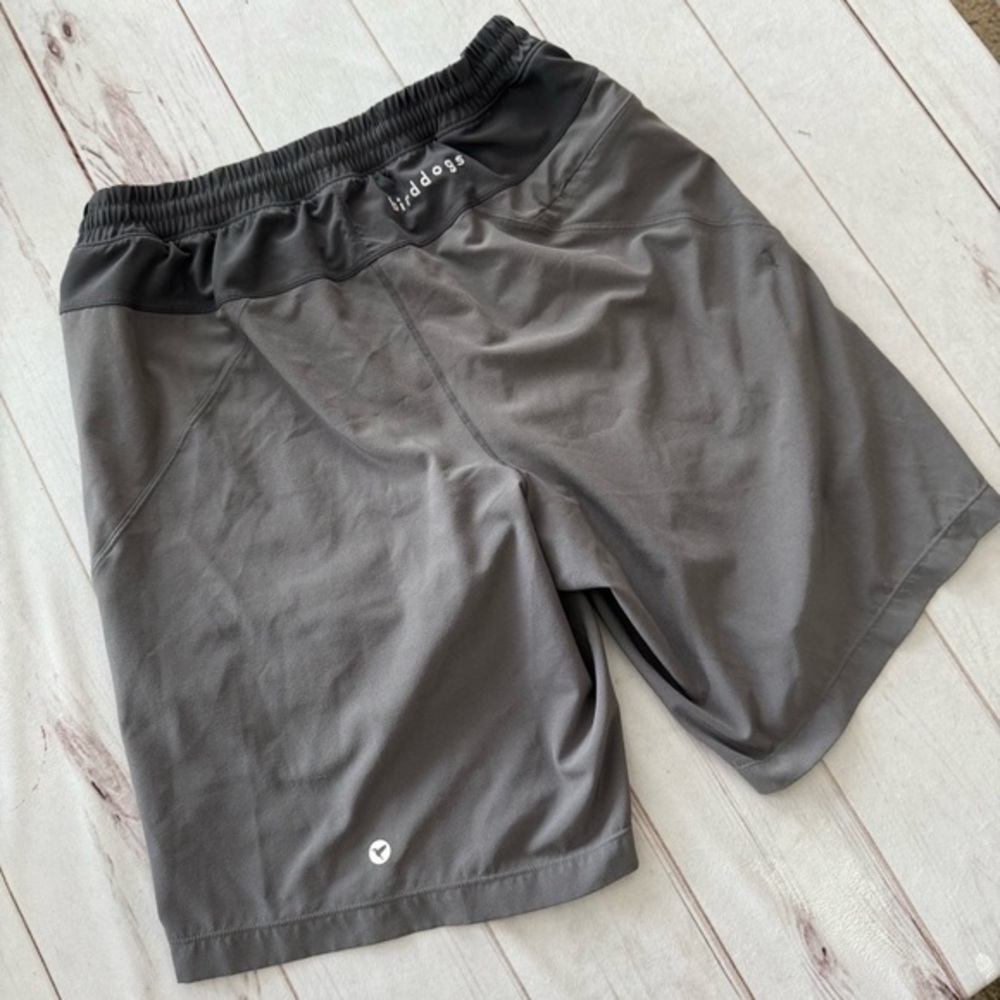 Birddogs Men's Boom For Your Broomstick Grey Lined Athletic Stretch Shorts Sz M